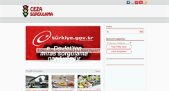 Desktop Screenshot of cezasorgulama.net